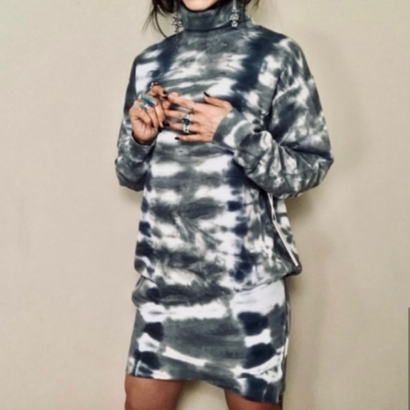Young Fabulous & Broke Tie Dye Turtleneck Dress - Picture 2 of 3